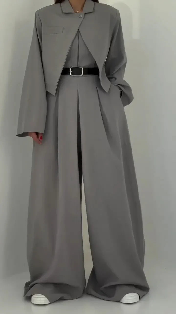 Eclat™ | Women's Bustier + Jacket Set – Elegant & Trendy Style