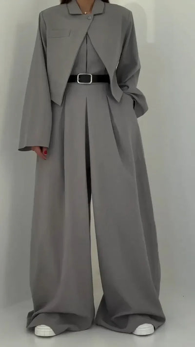 Eclat™ | Women's Bustier + Jacket Set – Elegant & Trendy Style