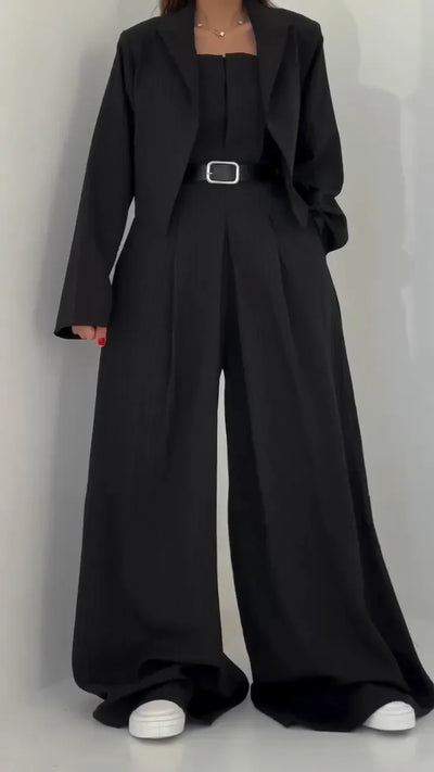 Eclat™ | Women's Bustier + Jacket Set – Elegant & Trendy Style