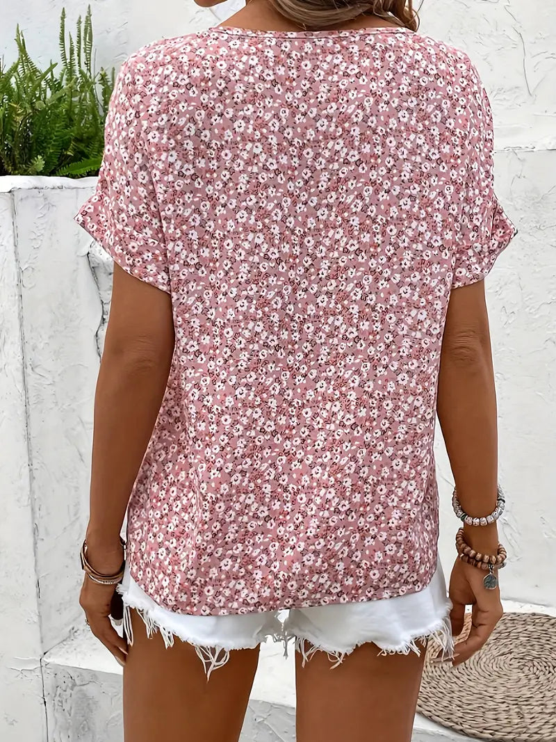 Sophia™ | Short-Sleeve Button Top