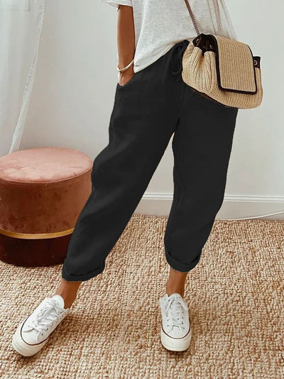 Solid™ | Insert Pocket Drawstring Casual Pants