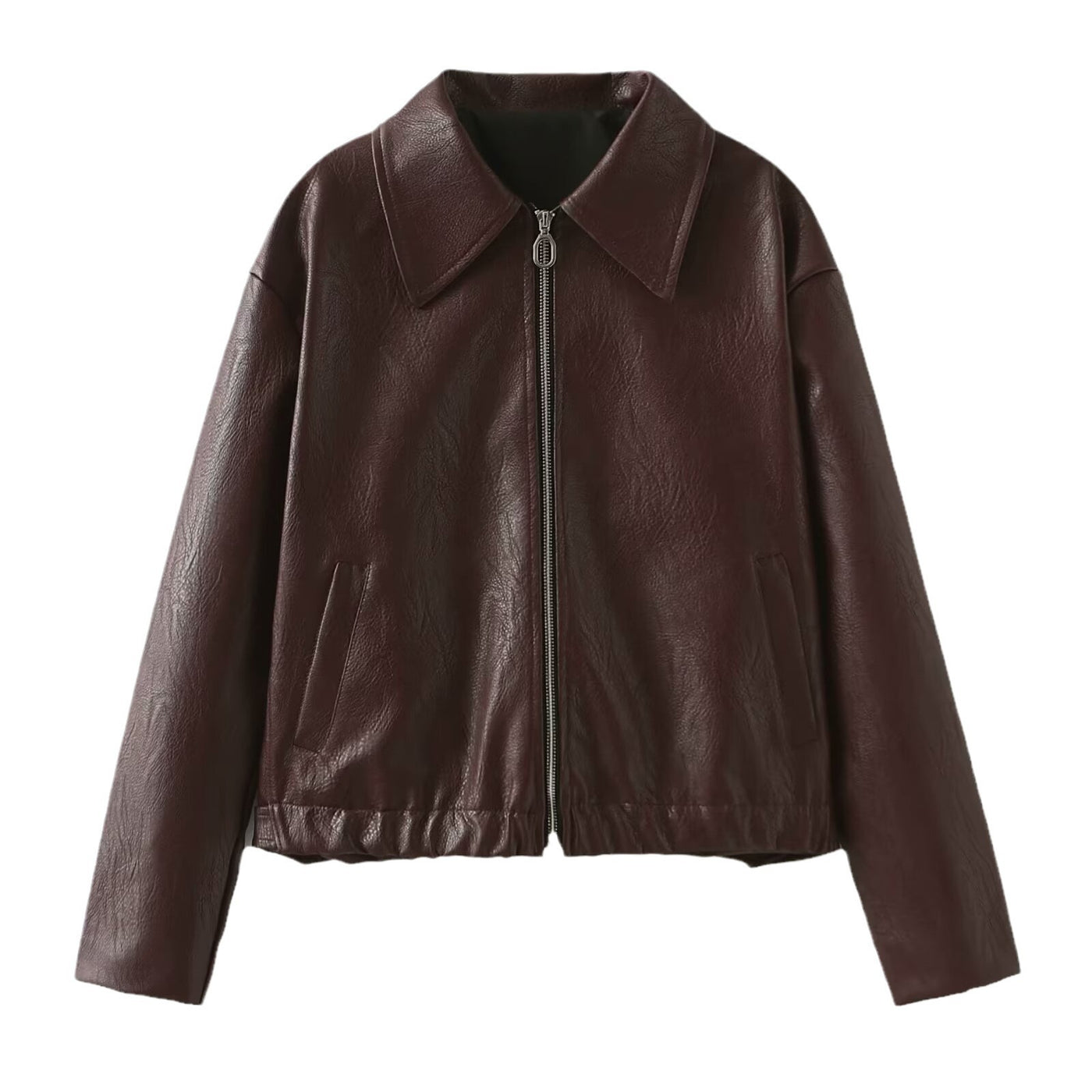 Kaia™| Zipper Leather Jacket