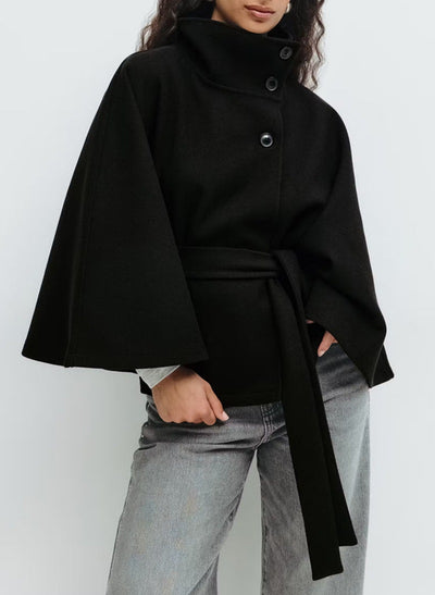 Marcelline™| High-Neck Belted Coat