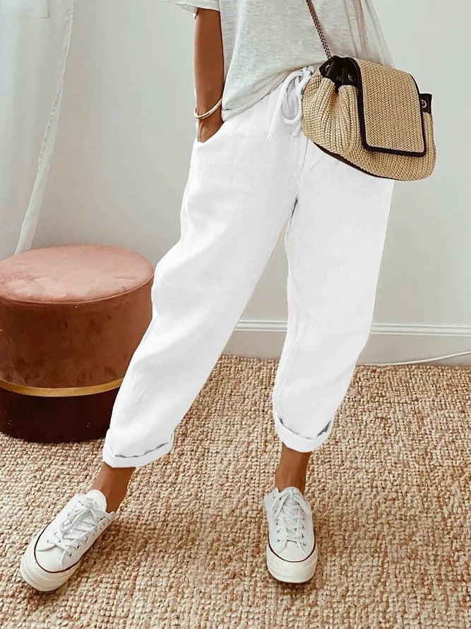 Solid™ | Insert Pocket Drawstring Casual Pants