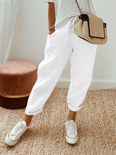 Solid™ | Insert Pocket Drawstring Casual Pants