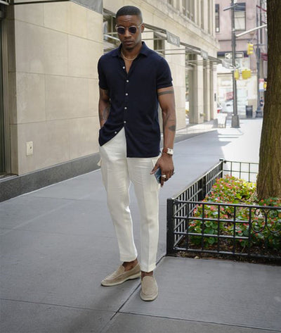 CALVIN™ | Minimal Suede Loafers