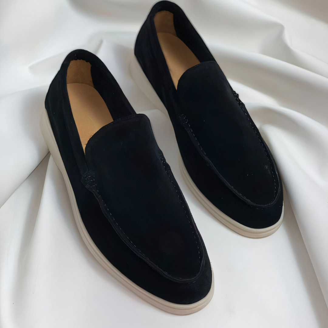 CALVIN™ | Minimal Suede Loafers