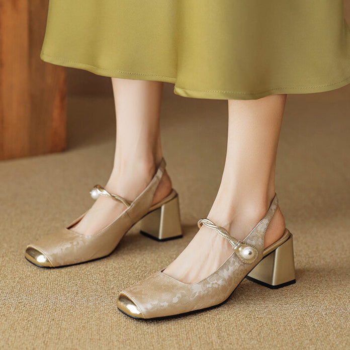 ZELORIA™ | Slingback Heels