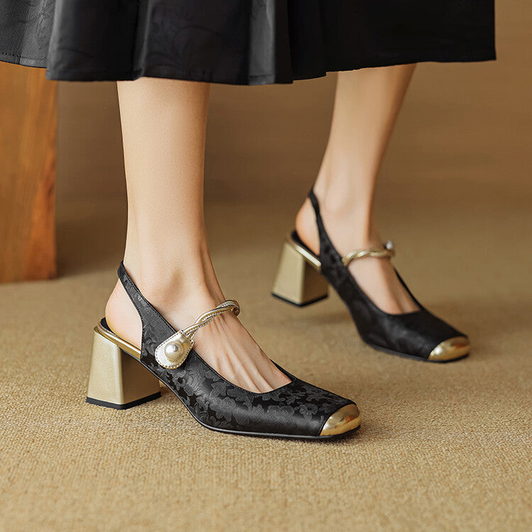 ZELORIA™ | Slingback Heels