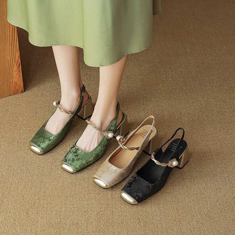ZELORIA™ | Slingback Heels