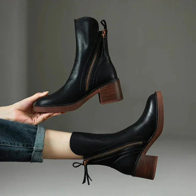 Sophia™ | Elegant Women’s Tall Boots with Zipper