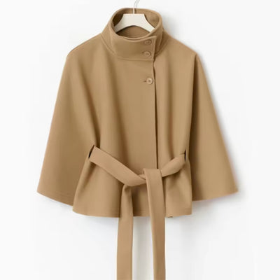 Marcelline™| High-Neck Belted Coat