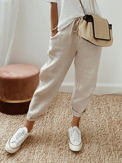 Solid™ | Insert Pocket Drawstring Casual Pants