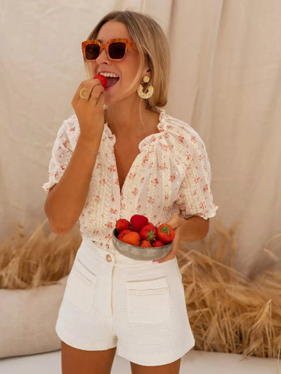 ELINA™ | The Floral Blouse