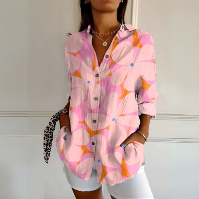 Mira™ | Women’s Floral Button-Up Blouse