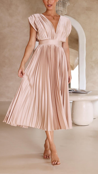 Marianne™ | Elegant Pleated Dress