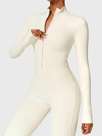 Yeoreo Belle™| Fleece Long Sleeve Zipper Jumpsuit
