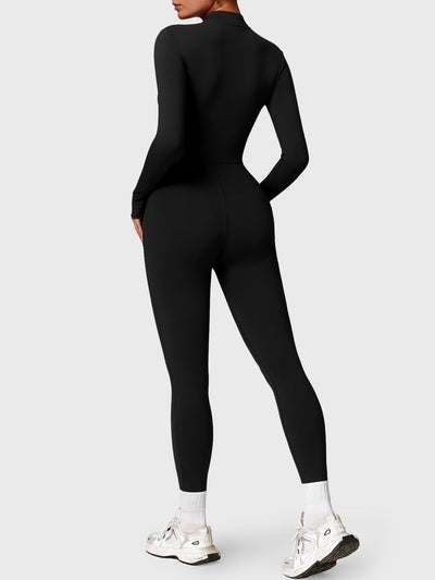 Yeoreo Belle™| Fleece Long Sleeve Zipper Jumpsuit