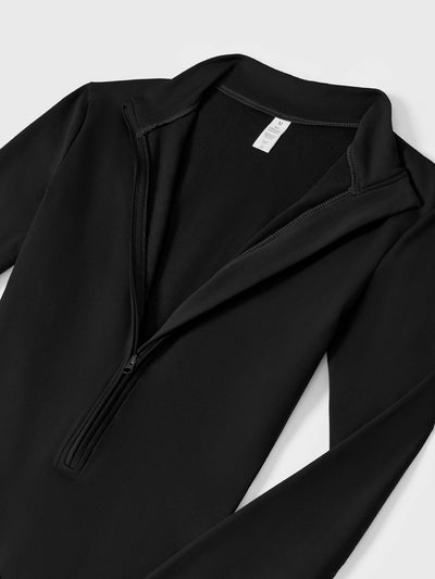 Yeoreo Belle™| Fleece Long Sleeve Zipper Jumpsuit