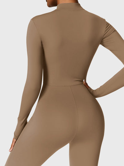 Yeoreo Belle™| Fleece Long Sleeve Zipper Jumpsuit