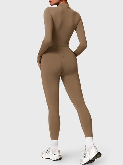 Yeoreo Belle™| Fleece Long Sleeve Zipper Jumpsuit