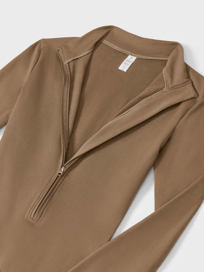 Yeoreo Belle™| Fleece Long Sleeve Zipper Jumpsuit