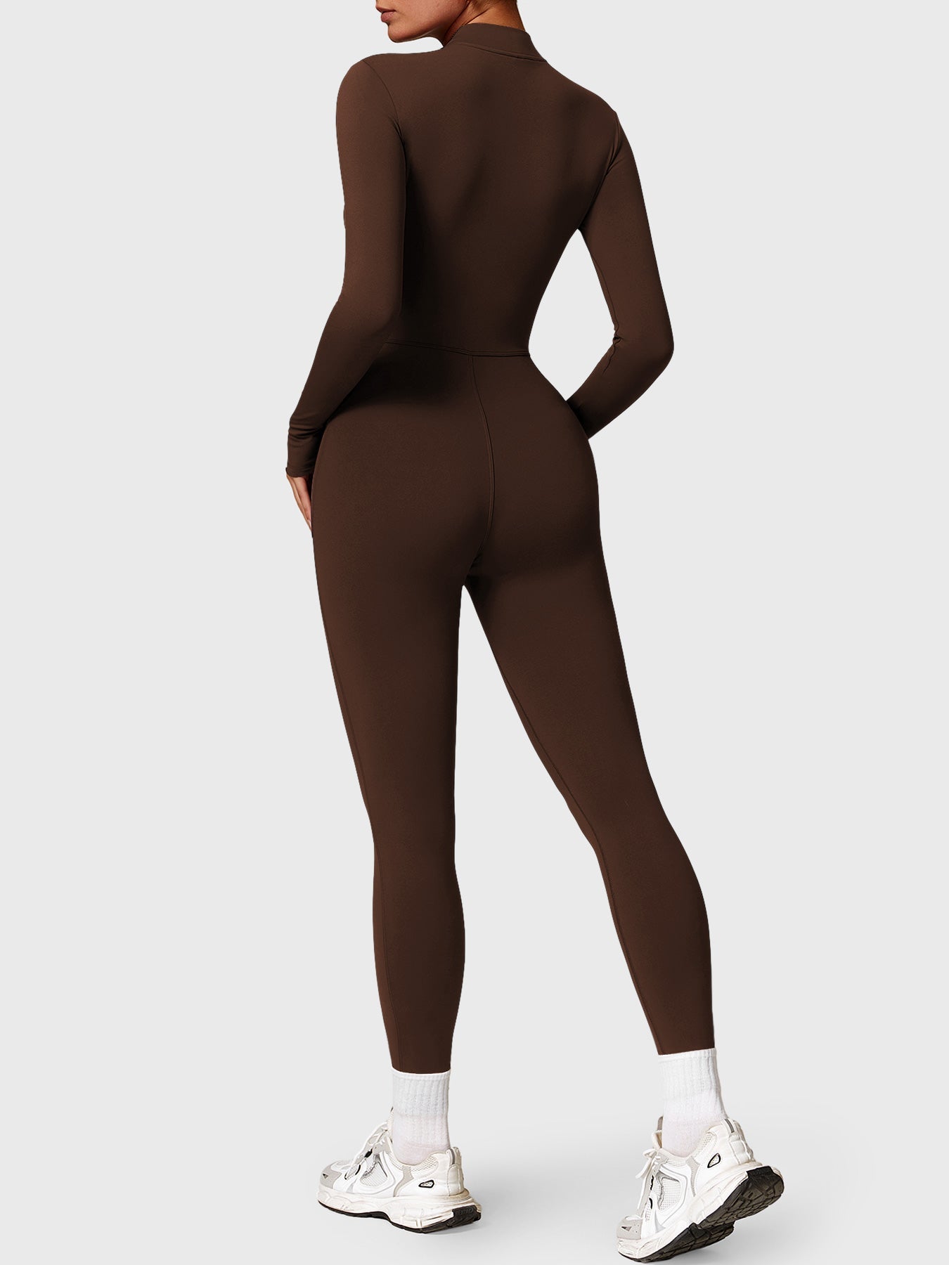 Yeoreo Belle™| Fleece Long Sleeve Zipper Jumpsuit