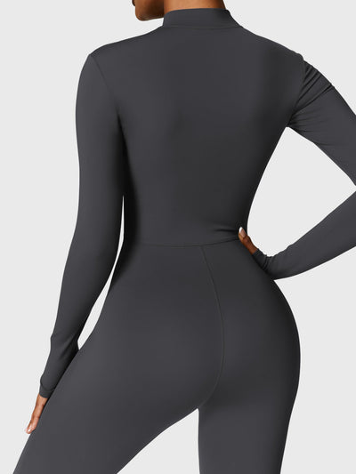 Yeoreo Belle™| Fleece Long Sleeve Zipper Jumpsuit