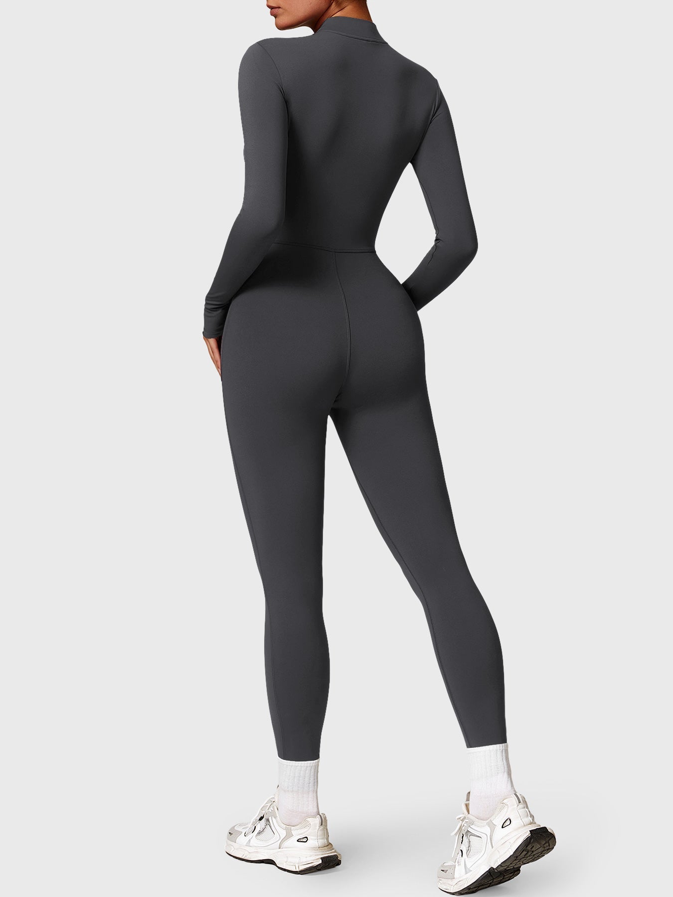 Yeoreo Belle™| Fleece Long Sleeve Zipper Jumpsuit