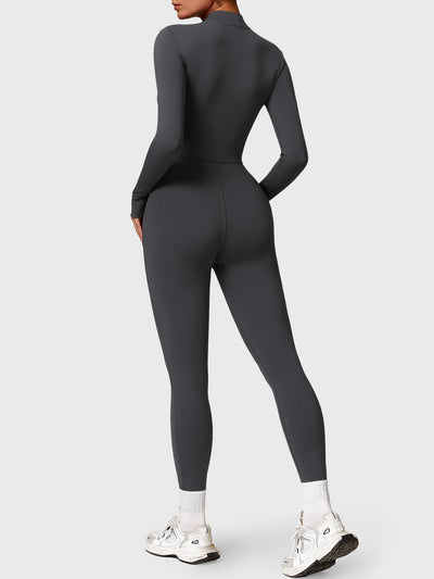 Yeoreo Belle™| Fleece Long Sleeve Zipper Jumpsuit