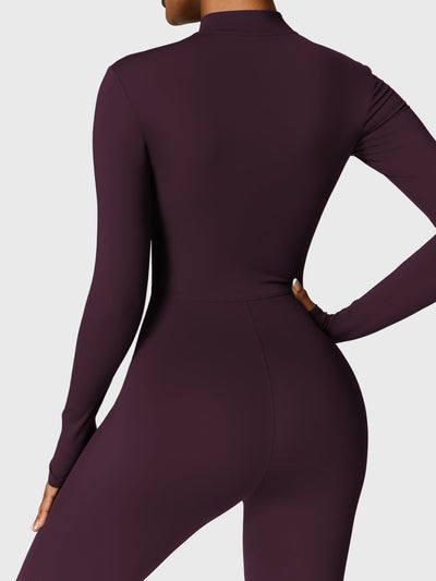 Yeoreo Belle™| Fleece Long Sleeve Zipper Jumpsuit