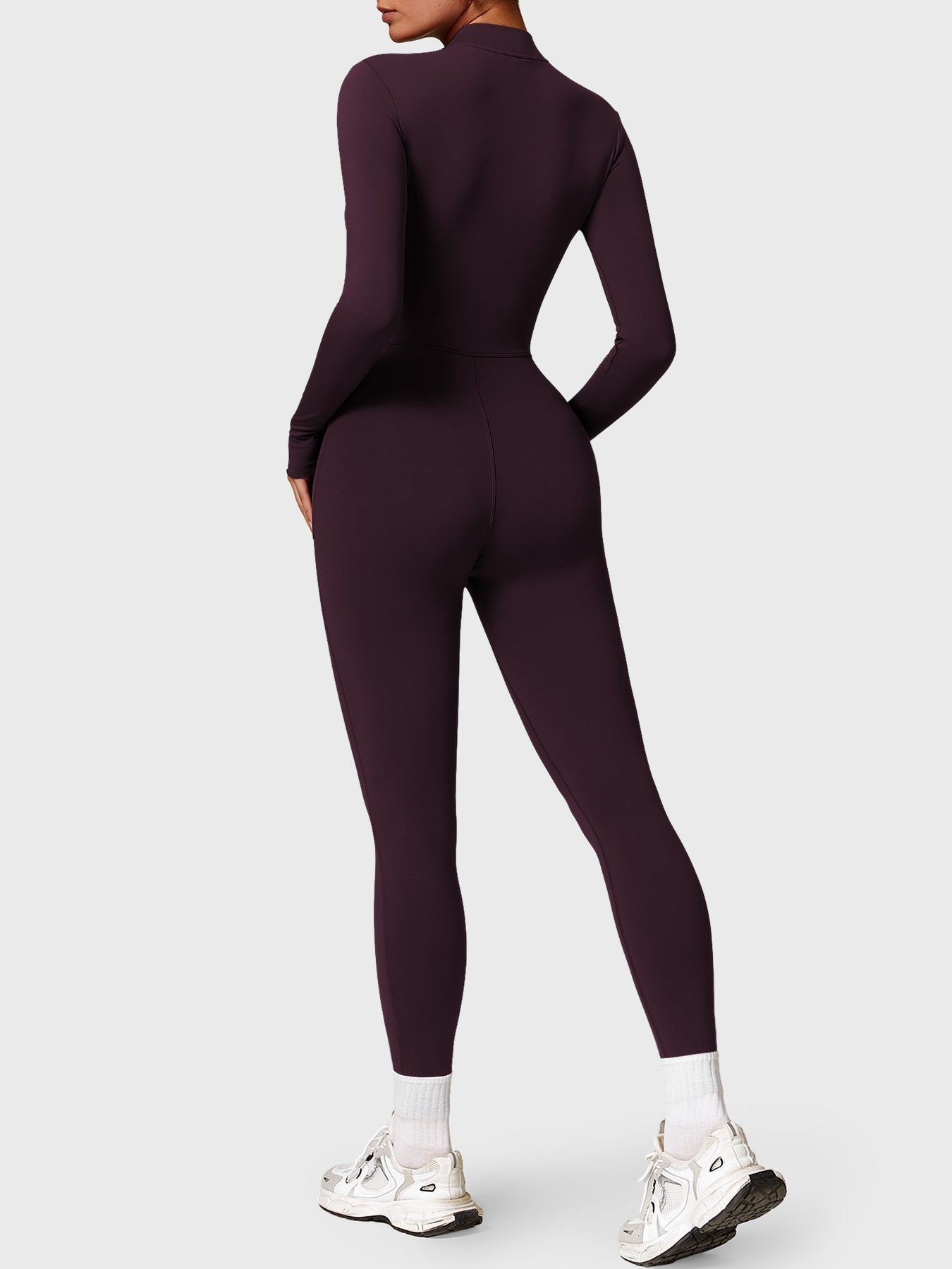 Yeoreo Belle™| Fleece Long Sleeve Zipper Jumpsuit