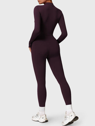 Yeoreo Belle™| Fleece Long Sleeve Zipper Jumpsuit