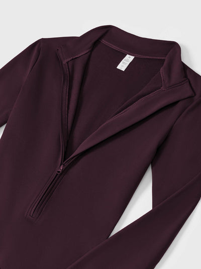 Yeoreo Belle™| Fleece Long Sleeve Zipper Jumpsuit