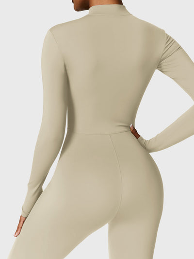 Yeoreo Belle™| Fleece Long Sleeve Zipper Jumpsuit