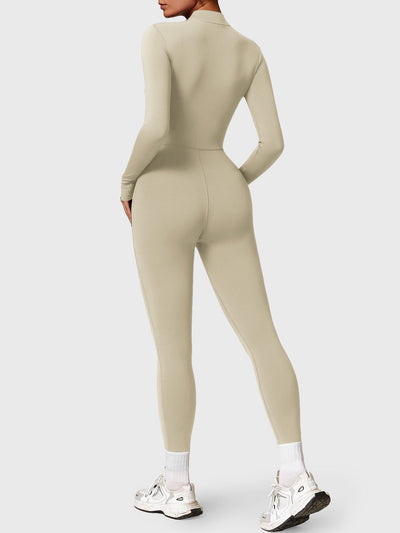 Yeoreo Belle™| Fleece Long Sleeve Zipper Jumpsuit