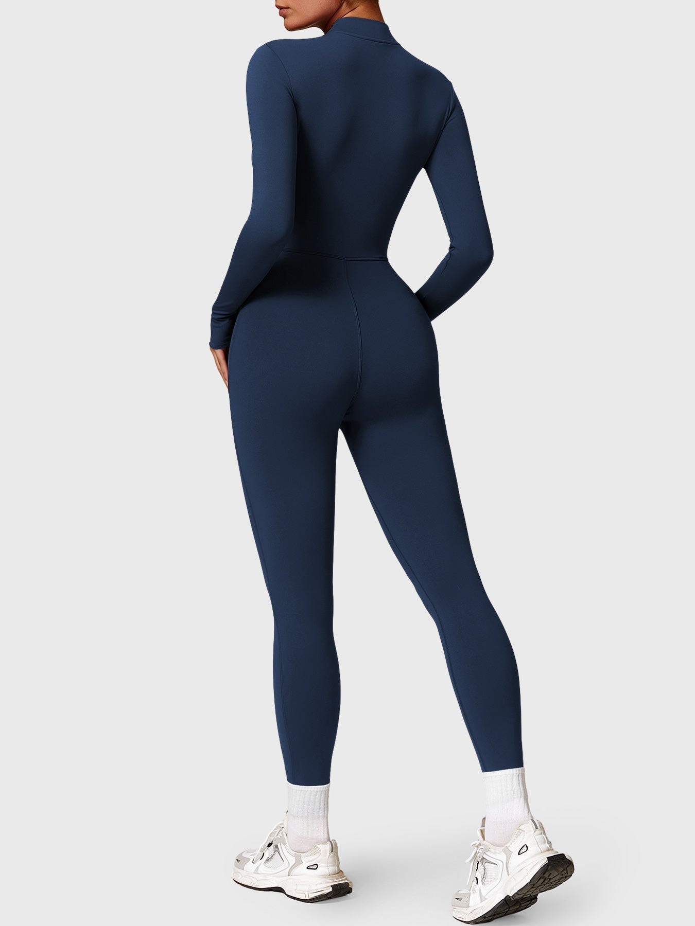 Yeoreo Belle™| Fleece Long Sleeve Zipper Jumpsuit