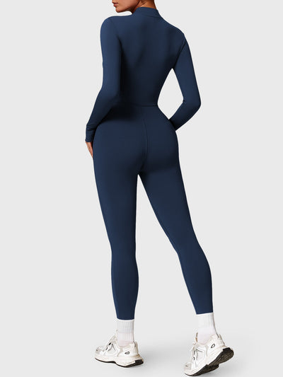 Yeoreo Belle™| Fleece Long Sleeve Zipper Jumpsuit