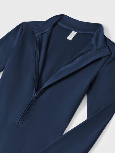 Yeoreo Belle™| Fleece Long Sleeve Zipper Jumpsuit